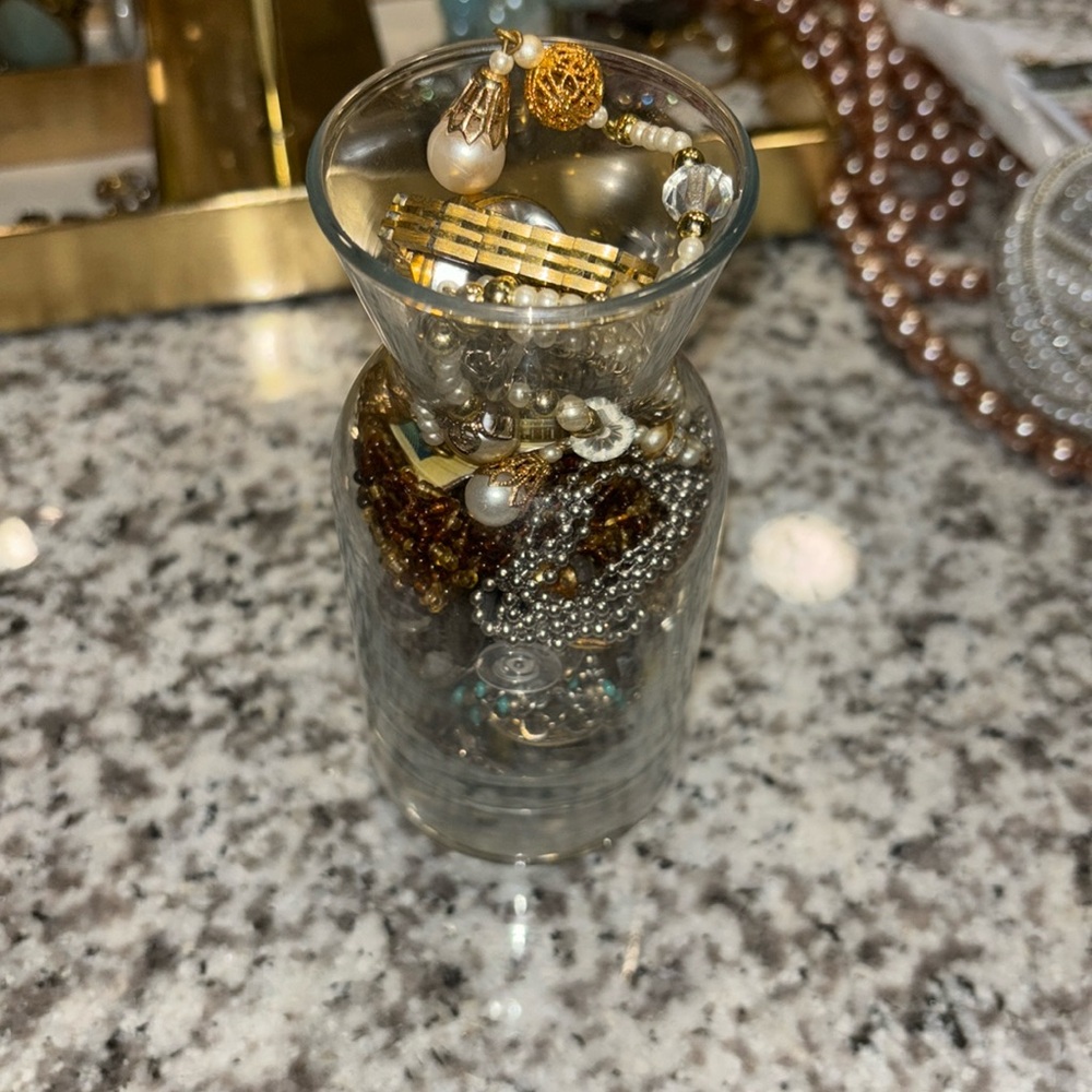 Craft Earrings Jar! A few other random pulls of Jewelry!